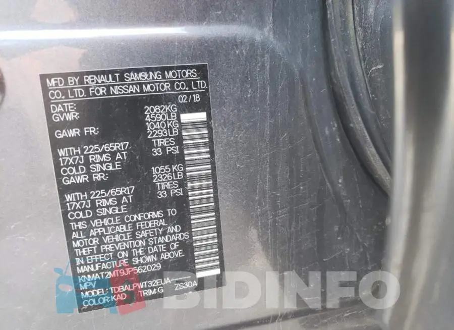 KNMAT2MT9JP562029 Photo# 13