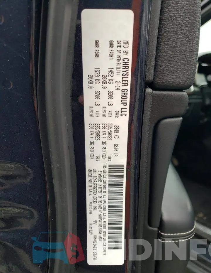 1C4RJFBG5EC413233 Photo# 13