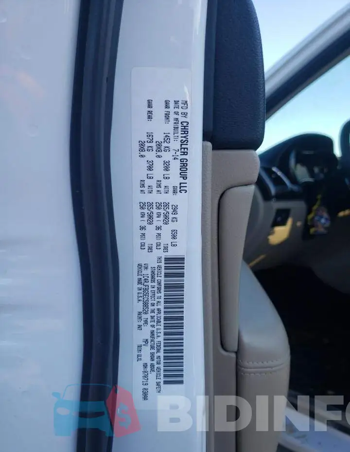 1C4RJFBG5EC588520 Photo# 12