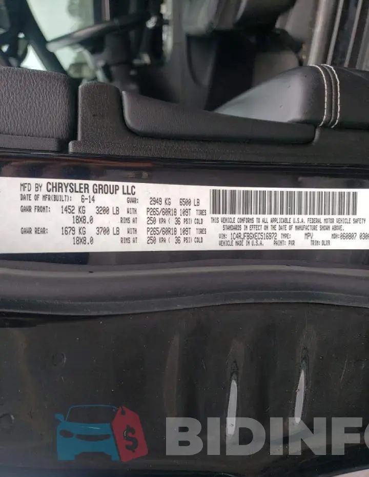 1C4RJFBGXEC516972 Photo# 13