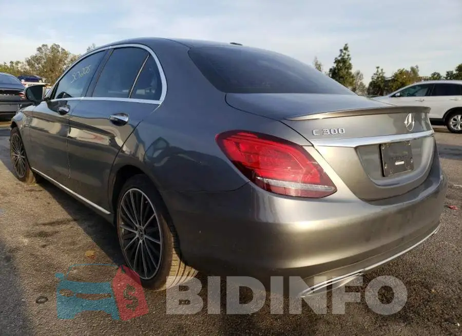 Mercedes-benz C300 2019 Gray Automatic 2l 