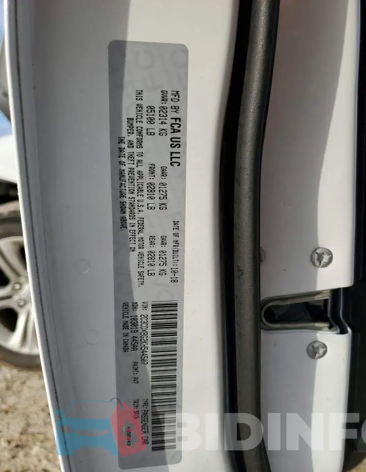 2C3CDXBG2KH544507 Photo# 12