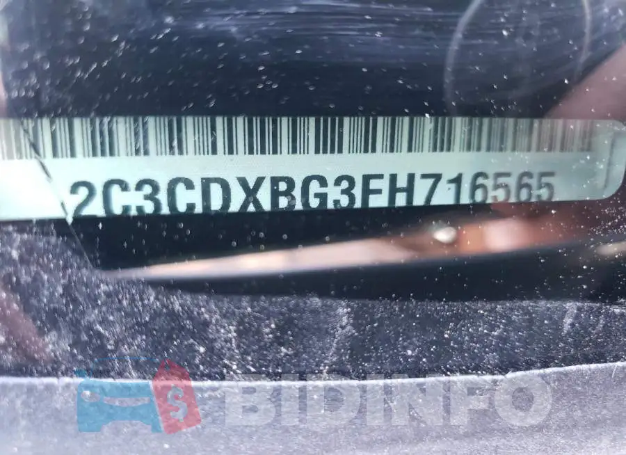 2C3CDXBG3FH716565 Photo# 10