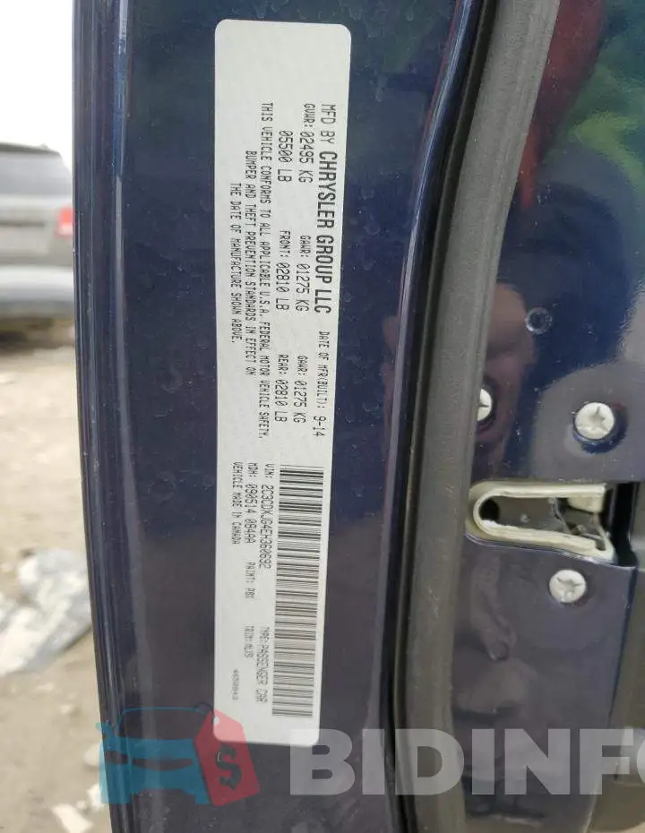 2C3CDXJG4EH360692 Photo# 13
