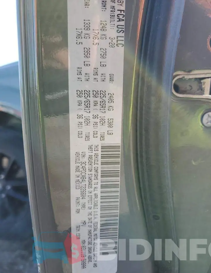 3C4PDCAB4LT226604 Photo# 13