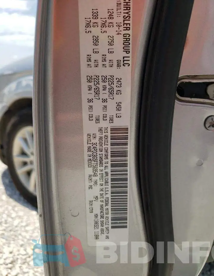 3C4PDCBG5FT569548 Photo# 10