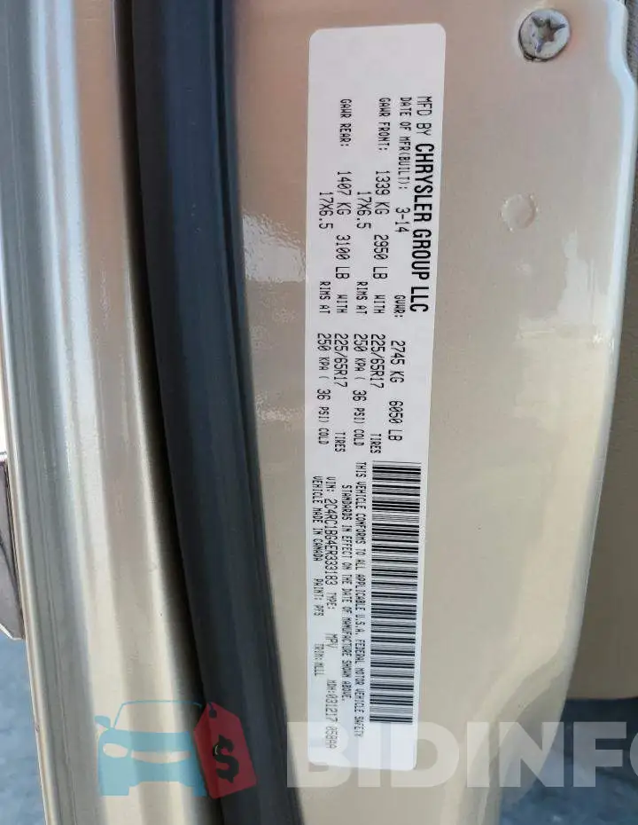 2C4RC1BG4ER333183 Photo# 13