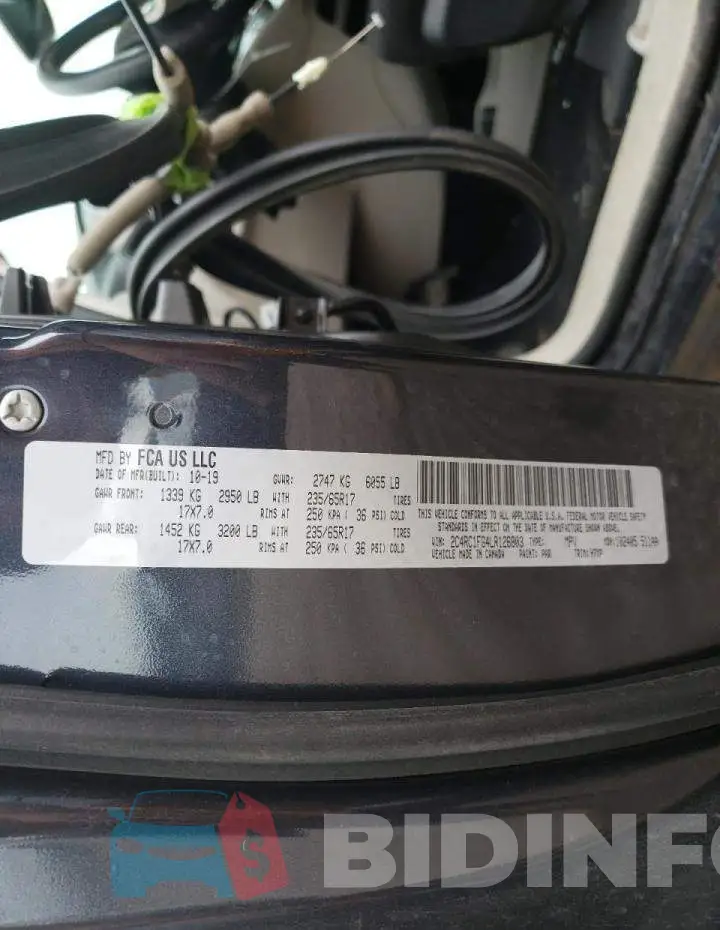 2C4RC1FG4LR126803 Photo# 10
