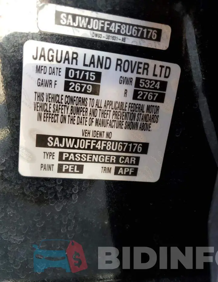 SAJWJ0FF4F8U67176 Photo# 12