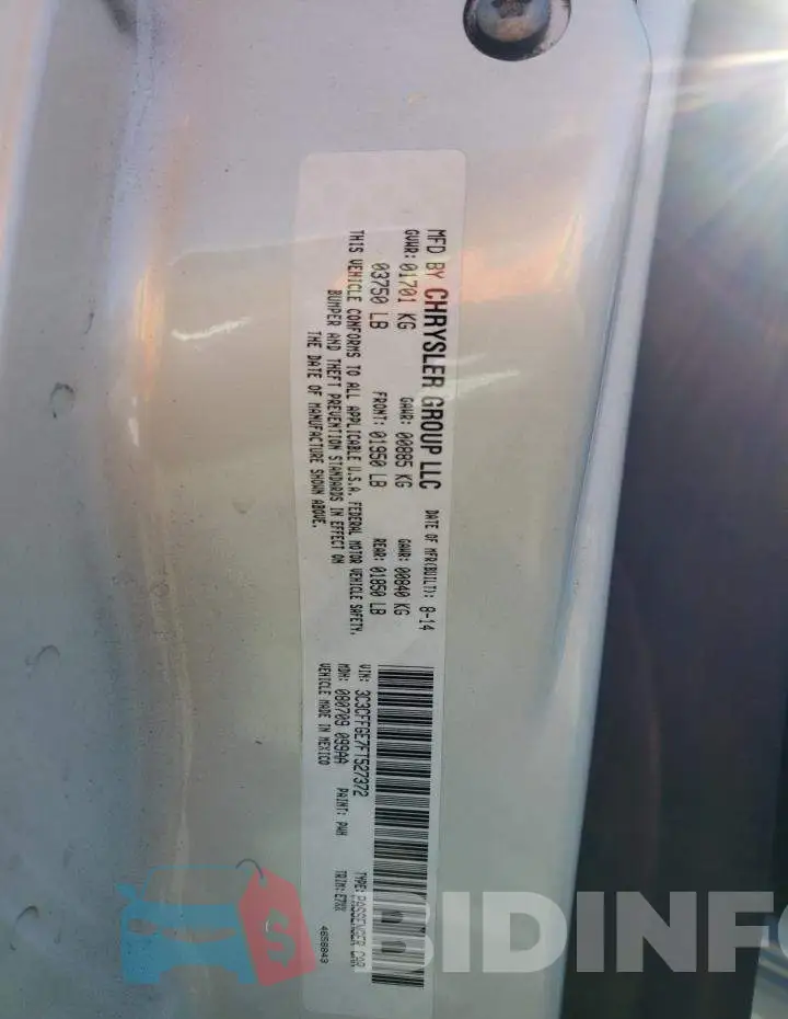 3C3CFFGE7FT527372 Photo# 12