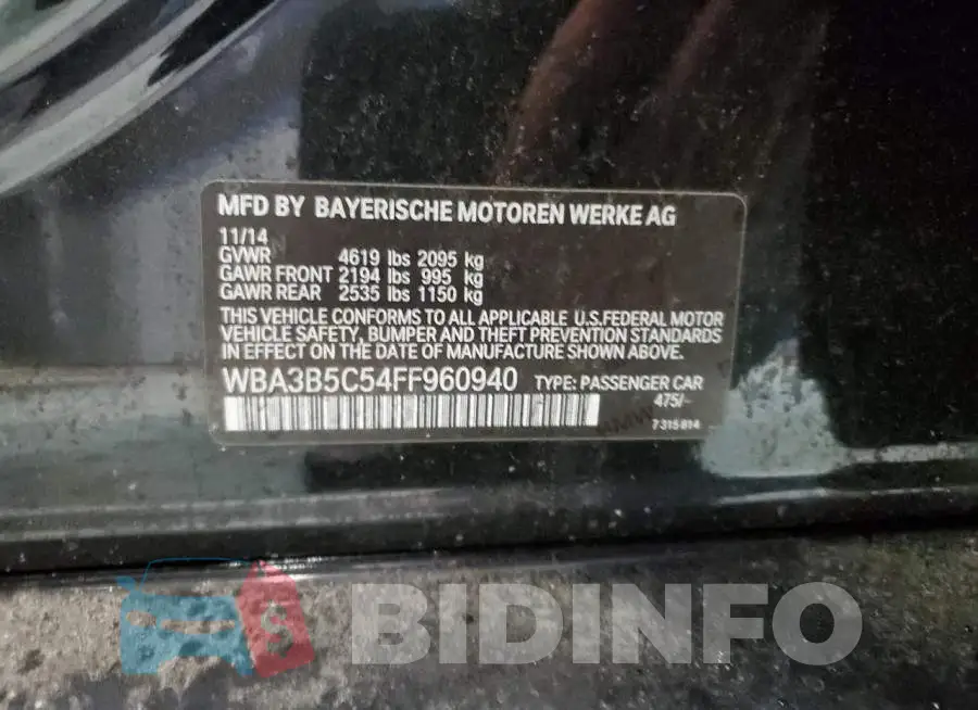 WBA3B5C54FF960940 Photo# 12