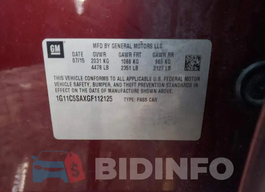 1G11C5SAXGF112125 Photo# 12