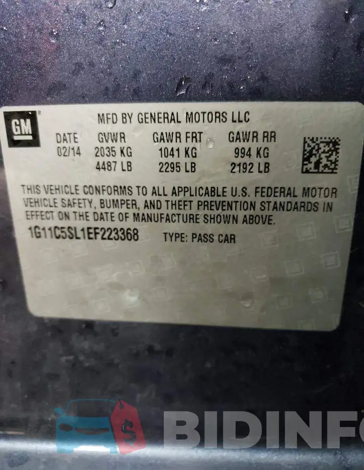 1G11C5SL1EF223368 Photo# 13