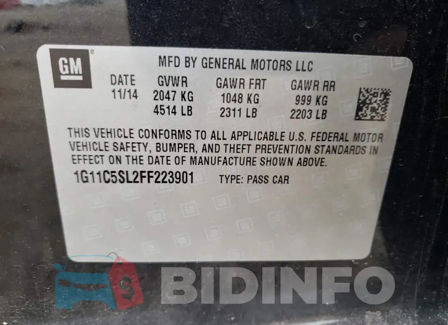 1G11C5SL2FF223901 Photo# 12