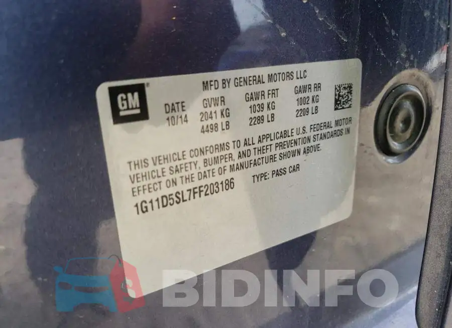 1G11D5SL7FF203186 Photo# 12