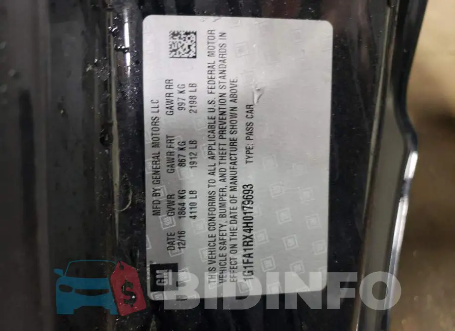 1G1FA1RX4H0179693 Photo# 13