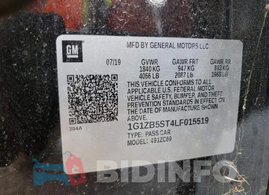 1G1ZB5ST4LF015519 Photo# 12