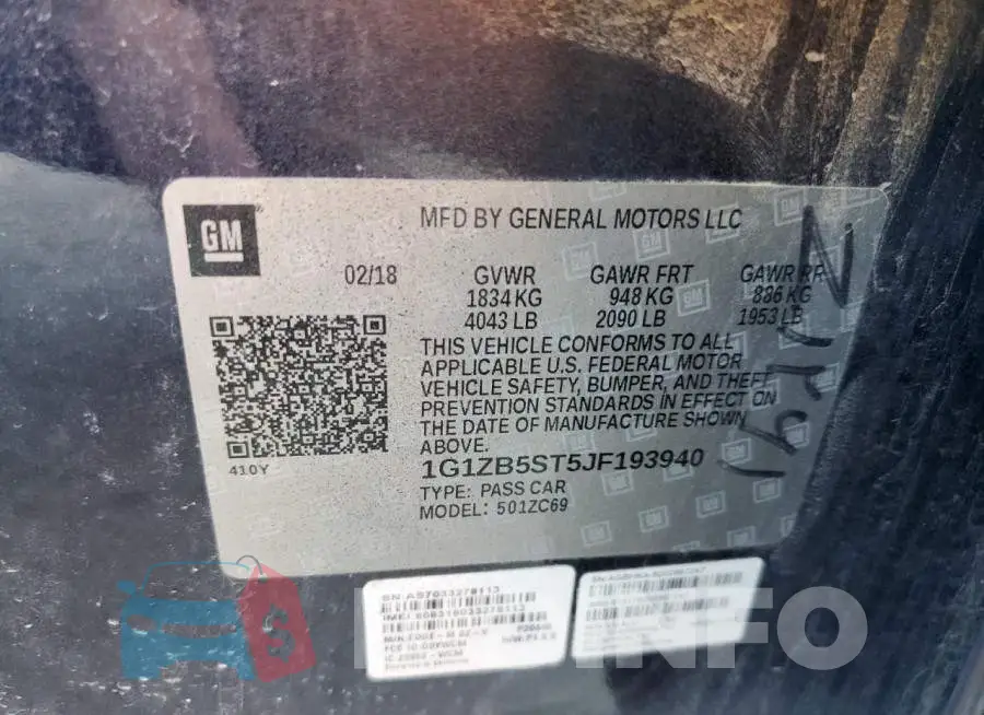 1G1ZB5ST5JF193940 Photo# 12