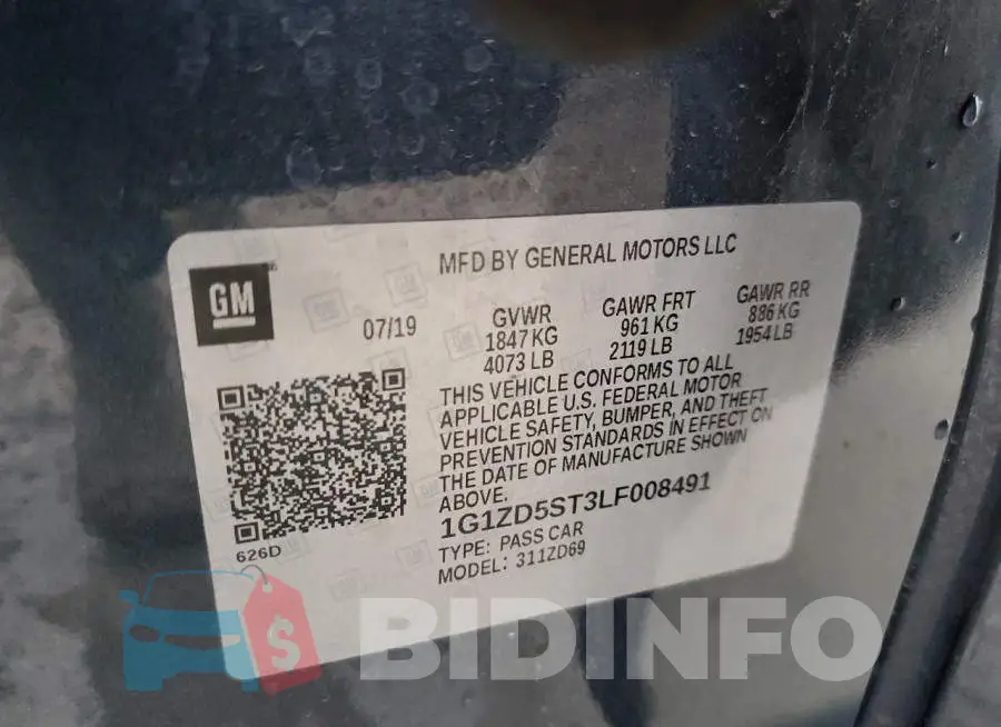 1G1ZD5ST3LF008491 Photo# 12