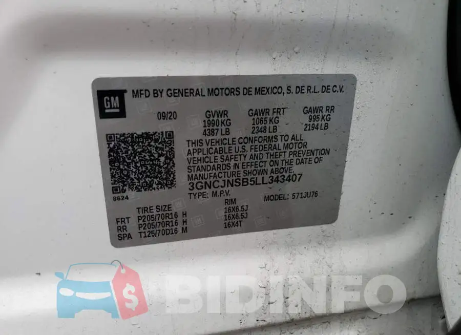 3GNCJNSB5LL343407 Photo# 12