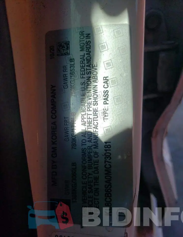 KL8CB6SA0MC730181 Photo# 13