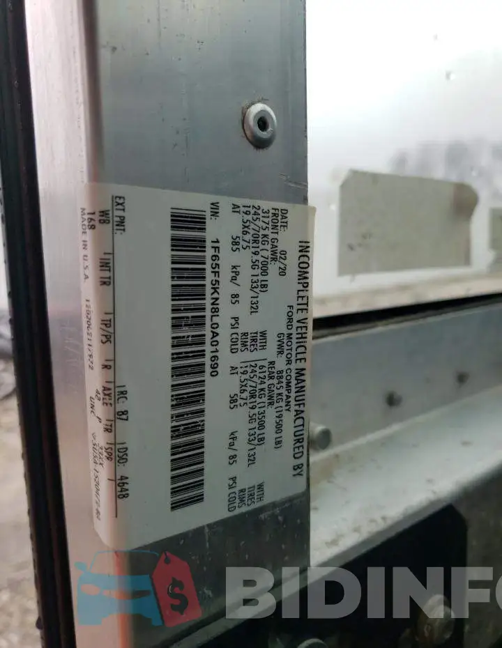 1F65F5KN8L0A01690 Photo# 13