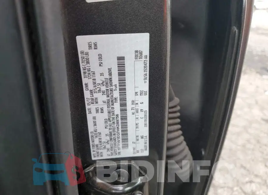 1FTFW1EG7HKD89756 Photo# 12