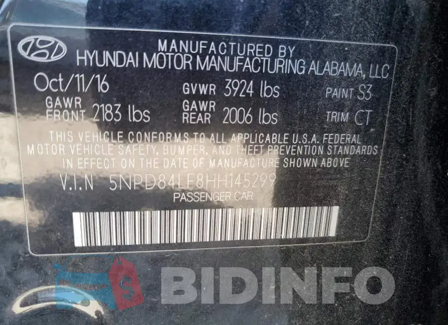 5NPD84LF8HH145299 Photo# 10