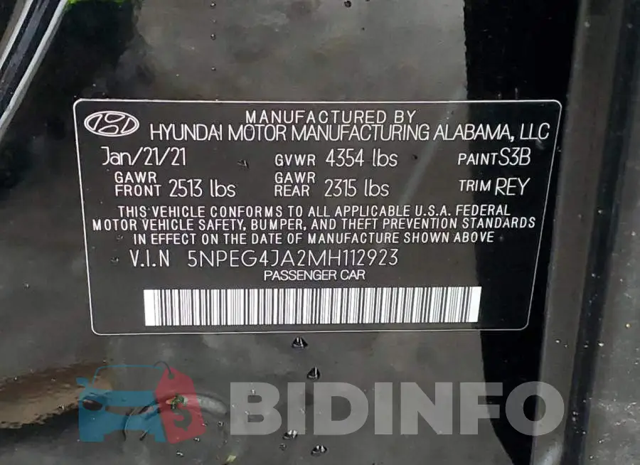 5NPEG4JA2MH112923 Photo# 12