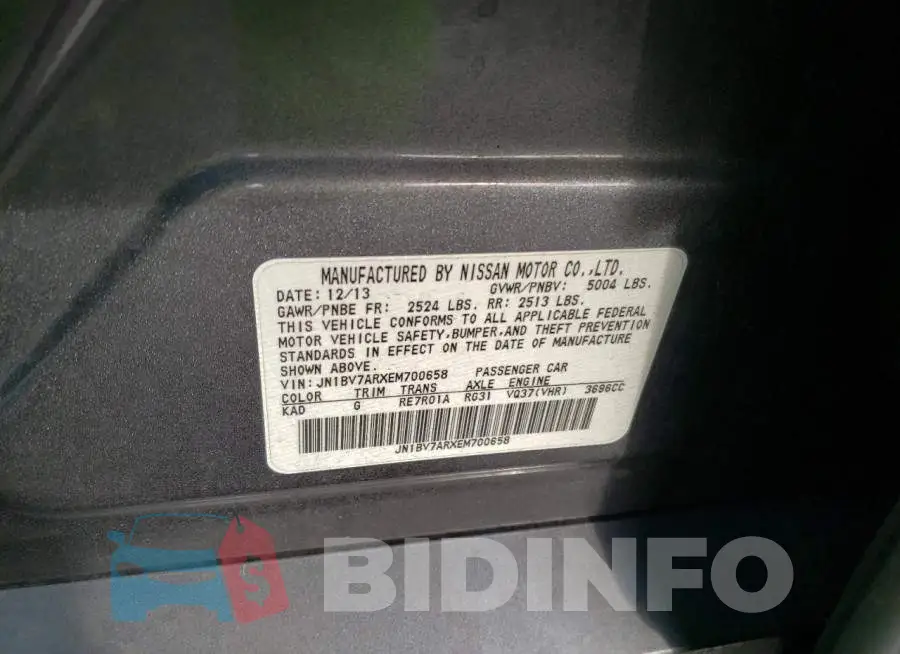 JN1BV7ARXEM700658 Photo# 12