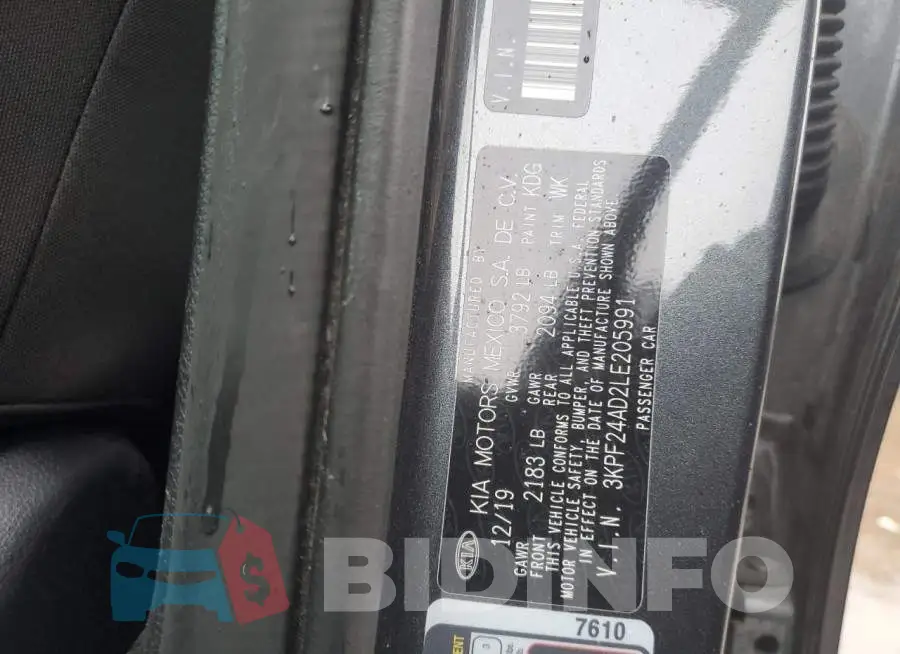 3KPF24AD2LE205991 Photo# 12