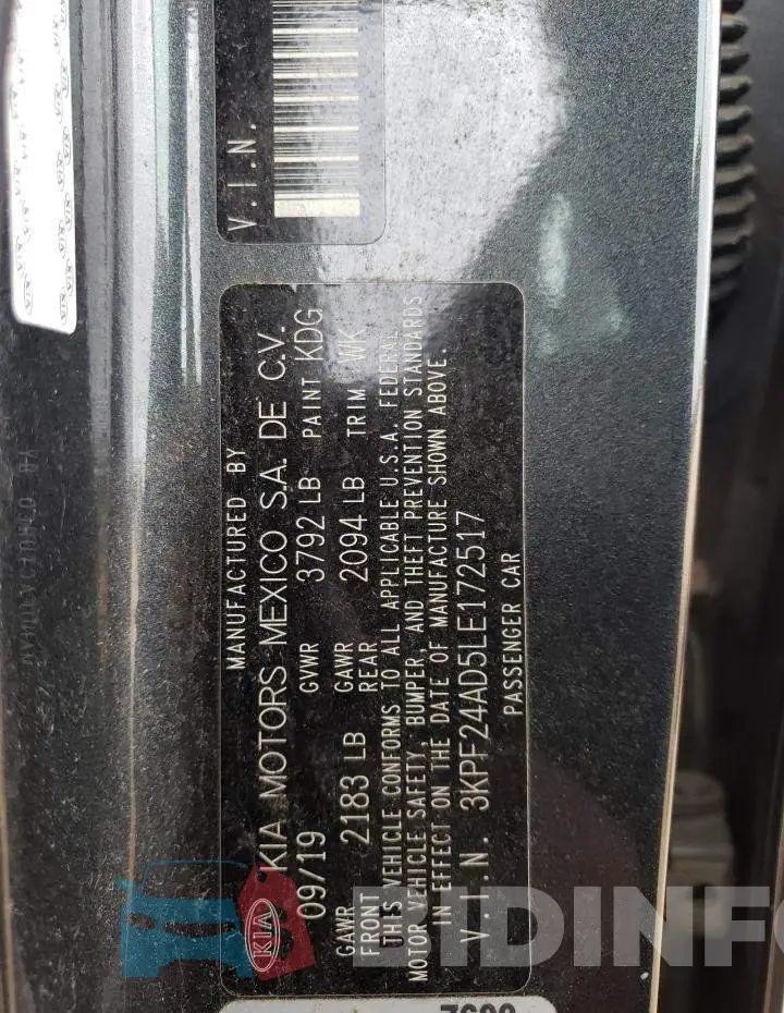 3KPF24AD5LE172517 Photo# 12