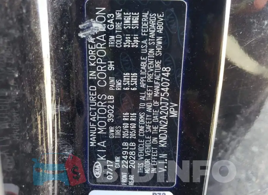 KNDJN2A20J7540748 Photo# 13