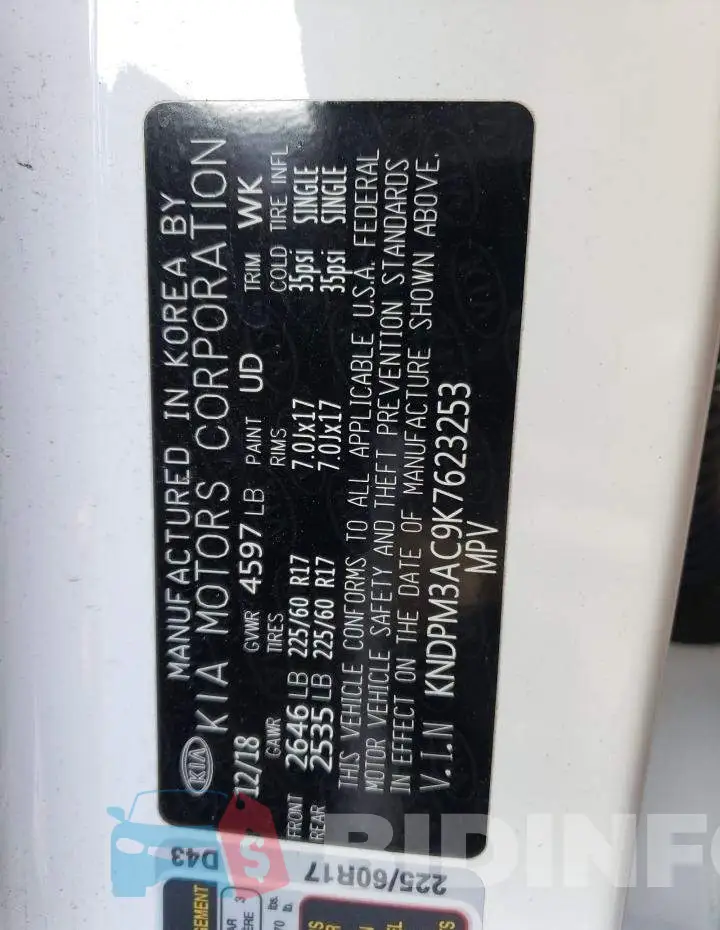 KNDPM3AC9K7623253 Photo# 13