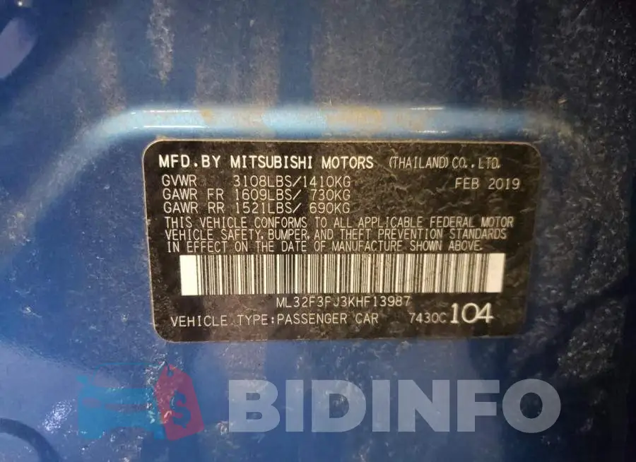 ML32F3FJ3KHF13987 Photo# 12