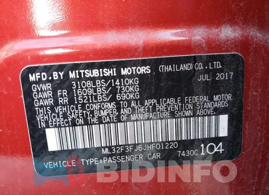 ML32F3FJ6JHF01220 Photo# 12