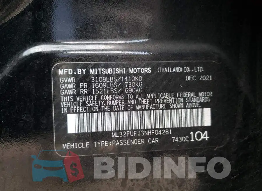 ML32FUFJ3NHF04281 Photo# 13