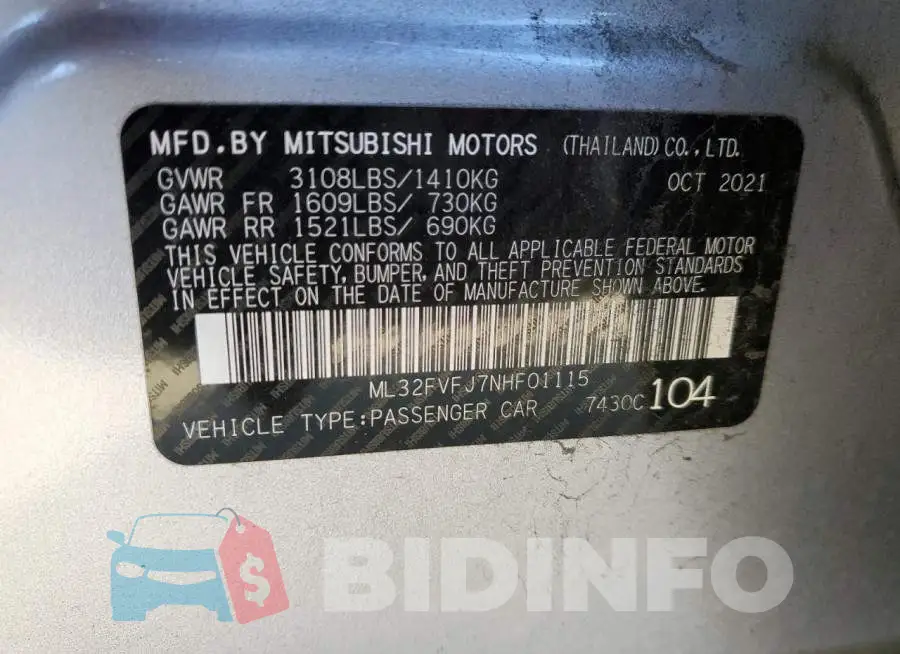 ML32FVFJ7NHF01115 Photo# 12