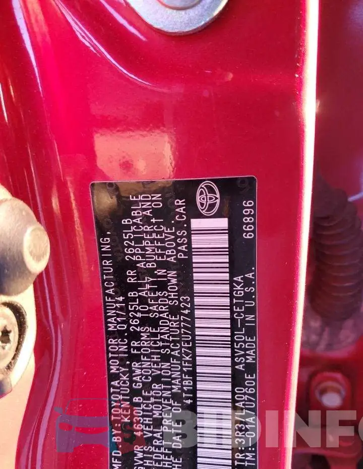4T1BF1FK7EU777423 Photo# 12