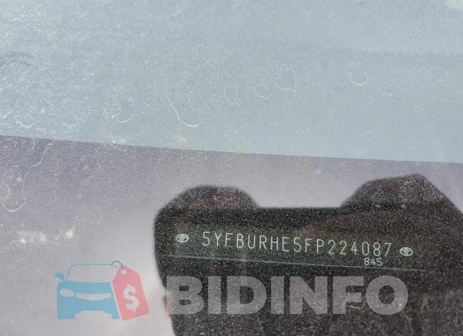 5YFBURHE5FP224087 Photo# 12