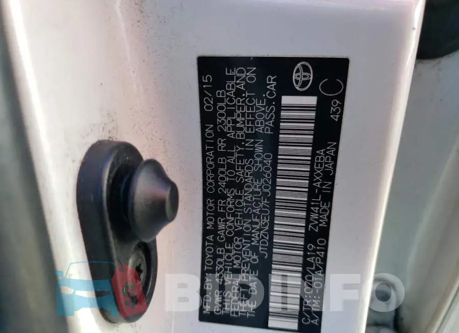 JTDZN3EU7FJ026040 Photo# 12