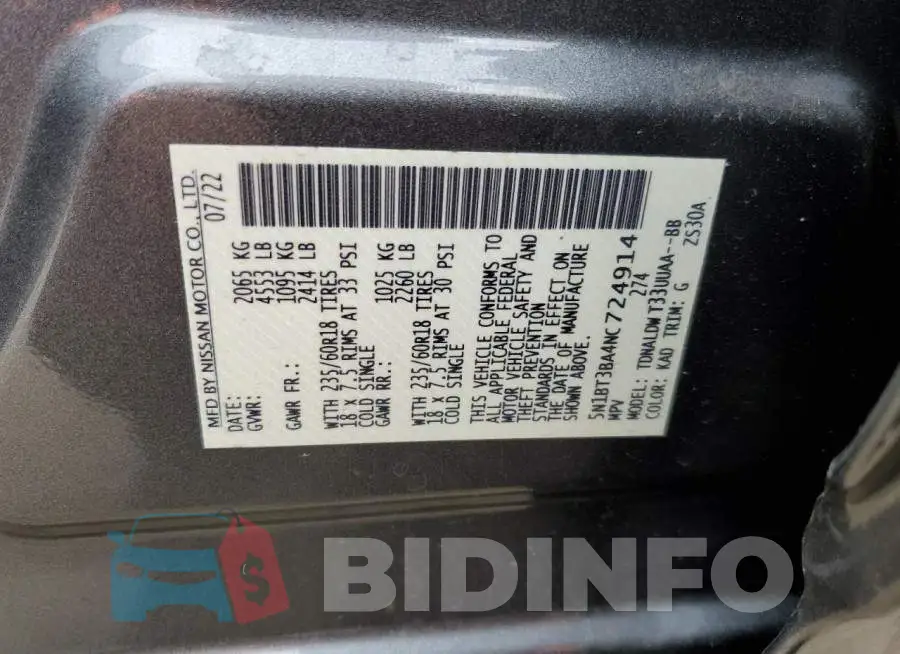 5N1BT3BA4NC724914 Photo# 12