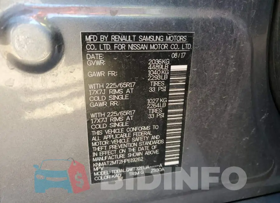 KNMAT2MT2HP619262 Photo# 12