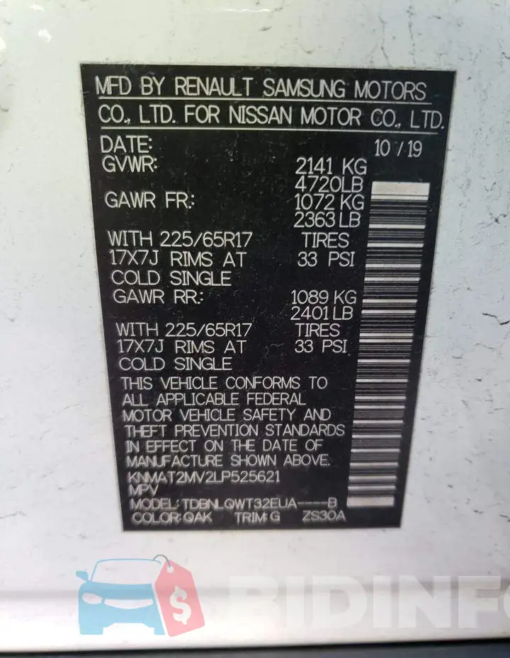 KNMAT2MV2LP525621 Photo# 12