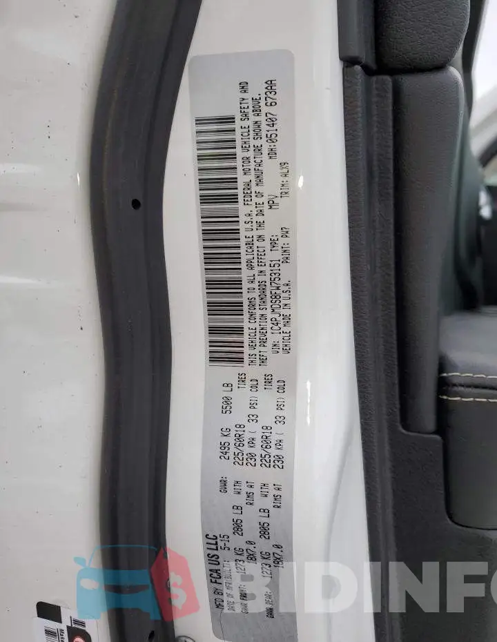 1C4PJMDS8FW753151 Photo# 13