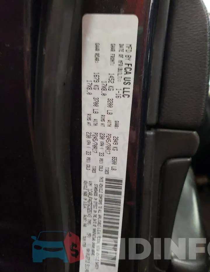 1C4RJFAG7GC325143 Photo# 13