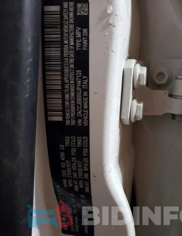 ZACCJBBB0JPH47128 Photo# 13