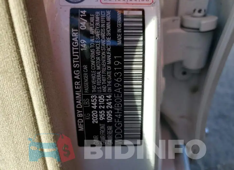 WDDGF4HB0EA963191 Photo# 12