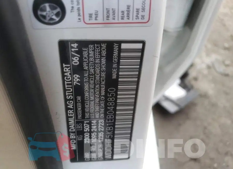 WDDHF5KB1EB048850 Photo# 12