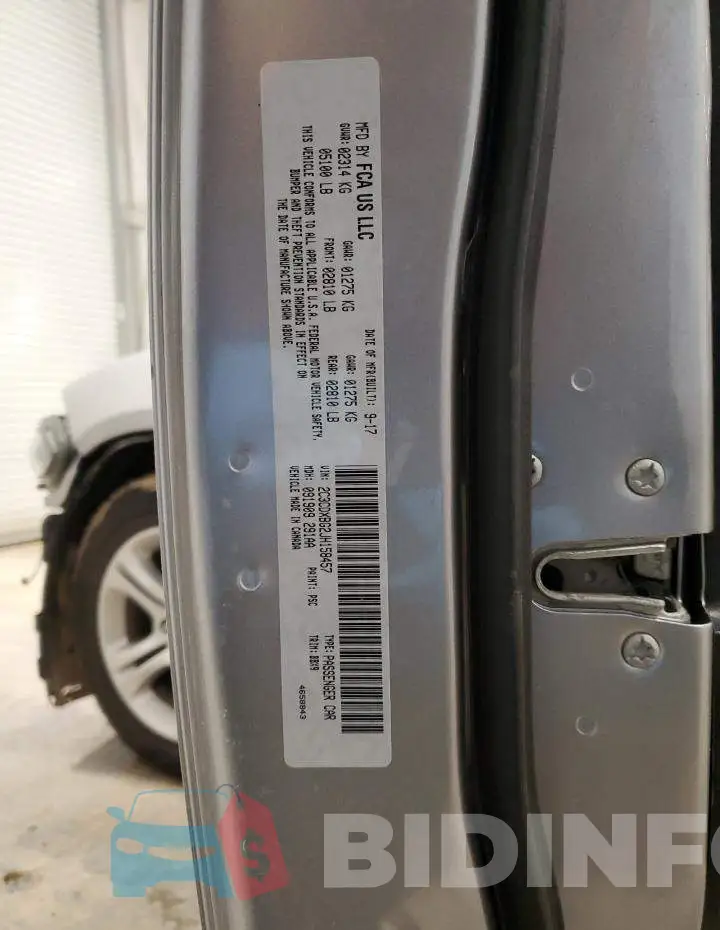 2C3CDXBG2JH158457 Photo# 12